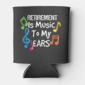 音楽退職した先生 缶クーラー (正面)