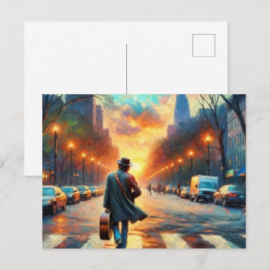 音楽通り ポストカード (正面/裏面)