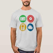 音楽遊数十年テーマ Tシャツ (正面)