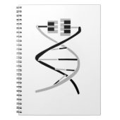 音楽遺伝子鍵 ノートブック (正面)