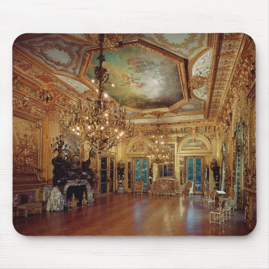 音楽部屋のインテリア マウスパッド (正面)