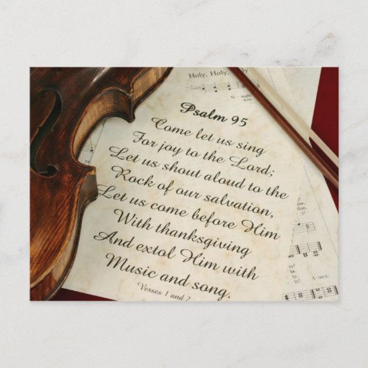 音楽郵便はがき48 ポストカード (正面)