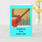 音楽都市カード カード (黄色い花)