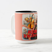 音楽都市 ツートーンマグカップ (正面左)