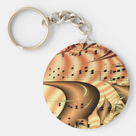 音楽鍵ノートWorld Destiny Art Digital キーホルダー