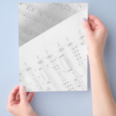 音楽鍵フライヤー チラシ (手)