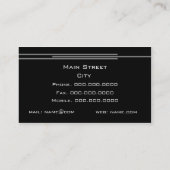 音楽鍵 名刺 (裏面)