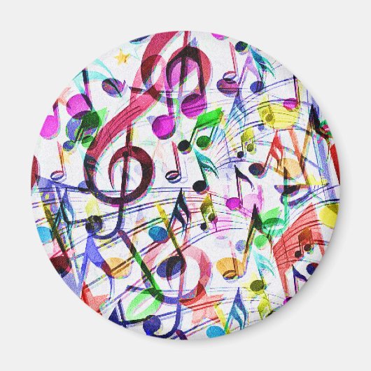 音楽鑑賞 マグネット (正面)