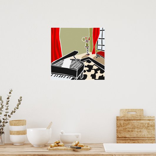 音楽院 ポスター (キッチン)