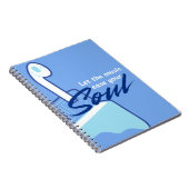 「音楽離れが魂を和らげる」ノート ノートブック (右側)