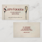 音楽音のカッコいいの名刺 名刺 (正面/裏面)