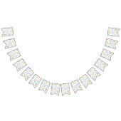 音楽音カラフル符 バンティングフラッグ (全)