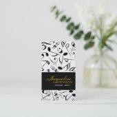 音楽音楽の音符パターンアーティスト歌唱曲 名刺 (スタンド正面)