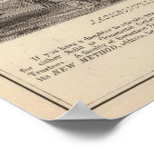 音楽音楽院、学校、教会 ポスター (角)