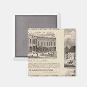 音楽音楽院、学校、教会 マグネット (正面/裏面)