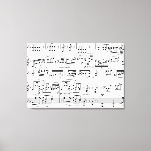 音楽飾ノート付き キャンバスプリント