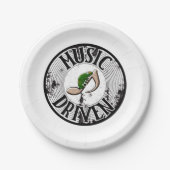 音楽駆動型紙プレート ペーパープレート (正面)