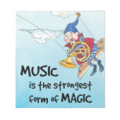 音楽魔法 ノートパッド (正面)