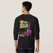 "音楽鮮やかロゴTシャツ – 音楽に最適 スウェットシャツ (裏面フル)