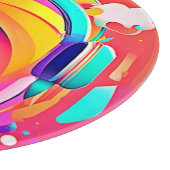 音楽鮮やか流れ カッティングボード (角)
