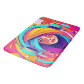 音楽鮮やか流れ バスマット (アングル)