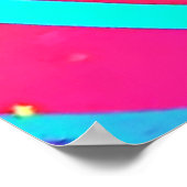 音楽鮮やか流れ ポスター (角)