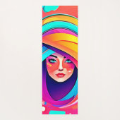 音楽鮮やか流れ ヨガマット (裏面)