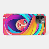 音楽鮮やか流れ Case-Mate iPhoneケース (裏面(横))