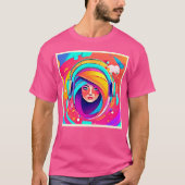 音楽鮮やか流れ Tシャツ (正面)