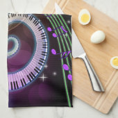 音楽1キッチンタオル キッチンタオル (四つ折り)