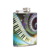 音楽1個の包まれたなフラスコ フラスク (右)