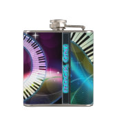 音楽1個の包まれたなフラスコ フラスク (裏面)