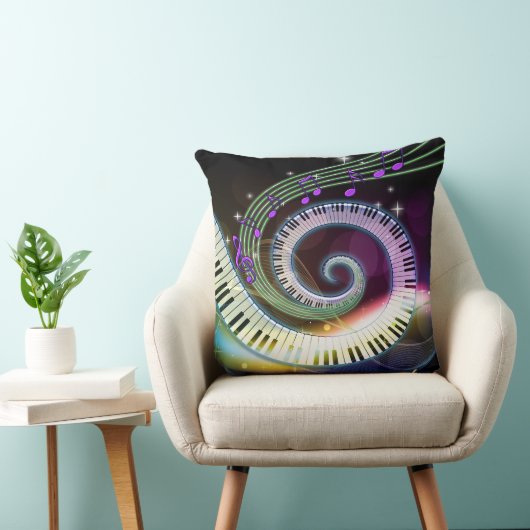 音楽1枕 クッション (椅子)