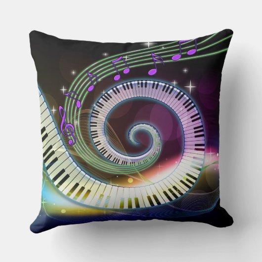 音楽1枕 クッション (裏面)