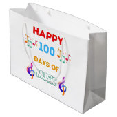 音楽100日おめでとう ラージペーパーバッグ (裏面アングル)