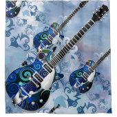 音楽11シャワーカーテン シャワーカーテン (正面)