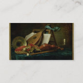 音楽1770年の属性(キャンバスの油) 名刺 (裏面)