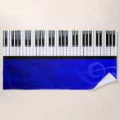 音楽6つのビーチタオル ビーチタオル (正面)