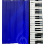 音楽6シャワーカーテン シャワーカーテン (正面)