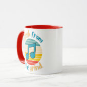 音楽8音符BFTGコーヒーマグ マグカップ (正面左)