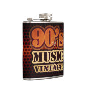音楽90のヴィンテージ フラスク (右)
