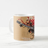 音楽9 Mag コーヒーマグカップ (正面左)