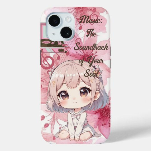 音楽：あなたの魂のサウンドトラック Case-Mate iPhoneケース (裏面)