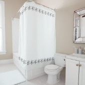 "音楽"はシャワー・カーテンに注意します シャワーカーテン (インサイチュ)