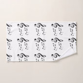 "音楽"はタオルセットに注意します バスタオルセット (ハンドタオル)