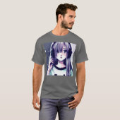 音楽 アニメ ナチュラル かわいい 女子 Tシャツ (正面フル)