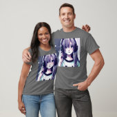 音楽 アニメ ナチュラル かわいい 女子 Tシャツ (ユニセックス)