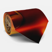 音楽、エレガント金ゴールド、ブロンズ色の時間 ネクタイ (ロール)