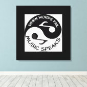 音楽 キャンバスプリント (インサイチュ (ウッドフロア))