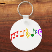 音楽 キーホルダー (正面)